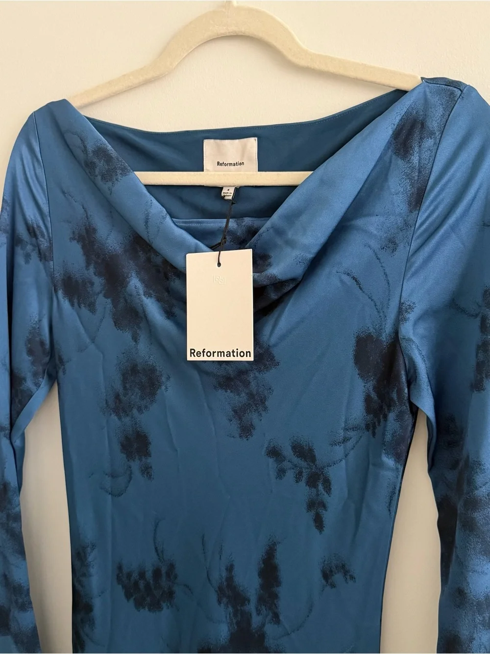 NWT Reformation Ciana Satin Dress - Picture 3 of 8